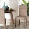 Bali & Pari Nevina Bohemian Grey Kubu Rattan and Mango Wood Dining Chair 245-13710-ZORO - alternate 6
